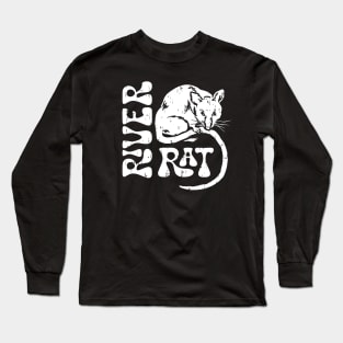 River Rat - White Rat Long Sleeve T-Shirt